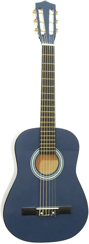 DIMAVERY AC-303 Guitare Classique 1/2, bleu Vente Directe