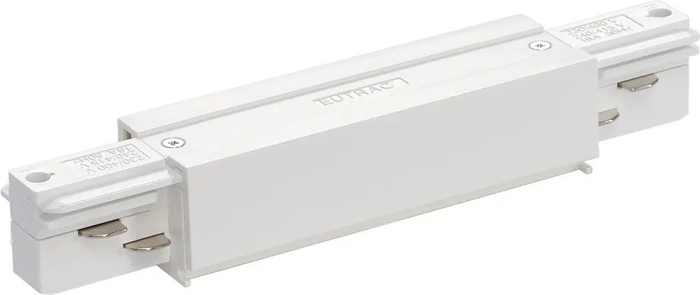 Nouvel Arrivage Eutrac 3 Phases Connecteur Longitudinal avec capacité d'alimentation,blanc