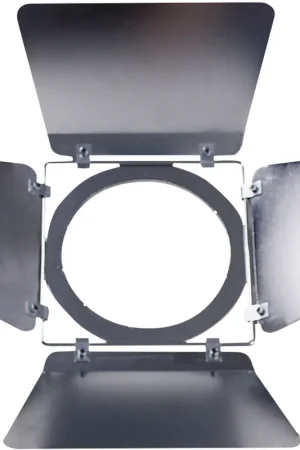 SHOWTEC Barndoor pour Parcan 64 Barndoor en aluminium poli à quatre volets Commande En Gros