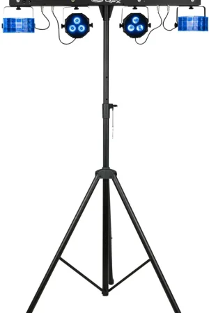 Ensemble d'éclairage compact multi-effets SHOWTEC QFX Dernière Chance