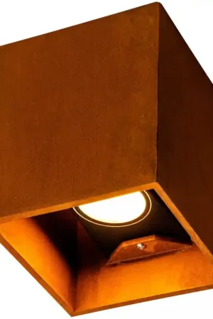 Solde SLV RUSTY© UP/DOWN, applique extérieure, carré, up/down, rouille, LED, 14W, 3000/4000K
