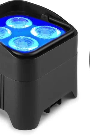beamZ BBP94W Battery Uplight Par 4x12W WDMX Acheter Direct