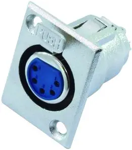 Connecteur XLR 5 pôles à encastrer Remise
