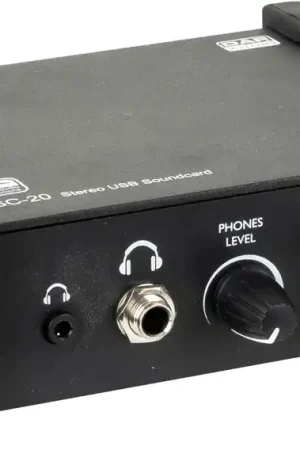 Carte son stéréo USB DAP-Audio SC-20 Réduction