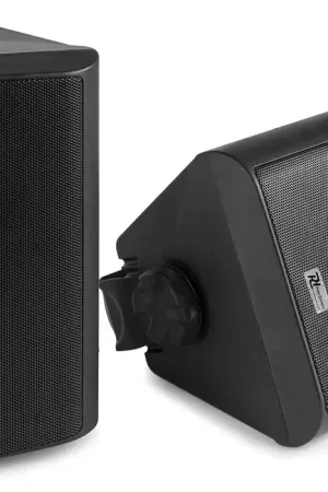 Affaire À Saisir Power Dynamics BGB50 Ensemble de haut-parleurs actifs intérieur/extérieur avec BT 5.25" 100W Noir