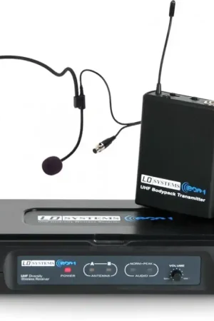 Dernière Chance LD Systems ECO 2 BPH B6 I - Système de micro sans fil avec émetteur ceinture et micro serre-tête