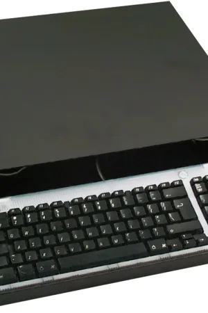 SHOWGEAR Tiroir pour clavier 19 pouces 2U - Panneau pour clavier d'ordinateur Marque