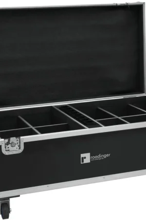 ROADINGER Flightcase 8x AKKU IP PAR 7 QCL WDMX avec fonction de chargement Nouvel Arrivage