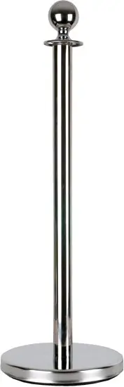 Showgear Round Top Cord Pole Argenté Must-Have