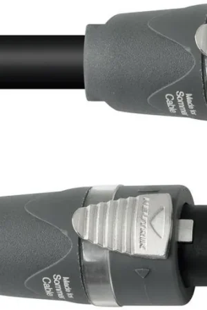Retour Gratuit SOMMER CABLE Câble de haut-parleur Speakon 2x4 10m bk