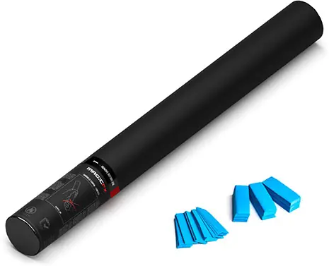 Achat Immédiat Canon à confettis à main Magic FX 50cm - Bleu clair