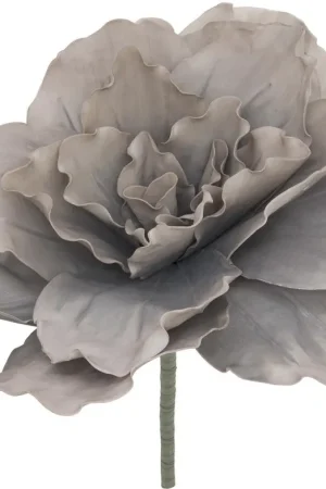 EUROPALMS Fleur géante (EVA), artificielle, beige gris, 80cm Commande En Gros