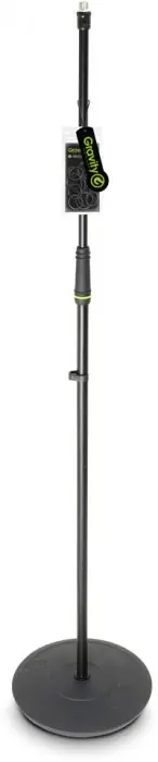 Gravity MS 23 - Pied Micro Droit à Base Ronde noir Vente Flash