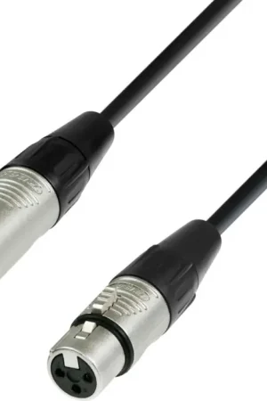 Adam Hall Cables 4 STAR DMF 0500 - Câble DMX REAN XLR mâle vers XLR femelle 5 m Vente Directe
