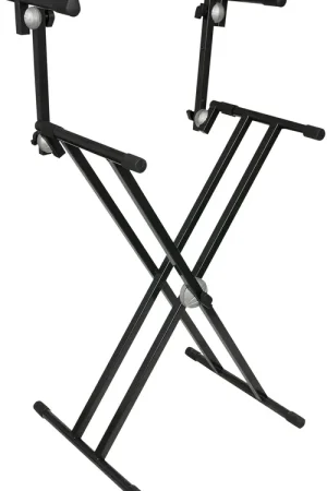 Acheter Direct Support pour clavier SHOWGEAR Double Layer MKII Double cadre - charge maximale 45 kg