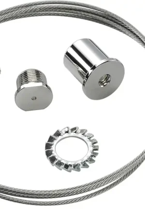 Eutrac SUSPENSION CÂBLE MÉTALLIQUE pour rail en saillie triphasé 230V Achetez Aujourd’hui