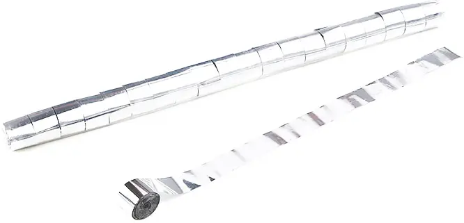 Magic FX Metallic Streamer 10m x 2,5cm - Blanc Offre Exclusive