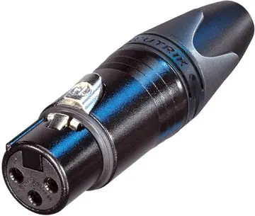 Bon Marché Neutrik NC 3 FXXB Adaptateur XLR femelle 3 points noir