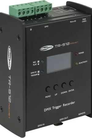 Acheter Direct SHOWTEC TR-512 Déclencheur/enregistreur DMX de poche
