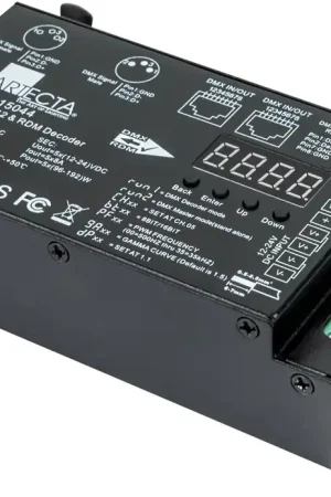 ARTECTA LED DIM-5 RDM 5 canaux Neutrik XLR 3 broches et RJ45 Nouvelle Collection