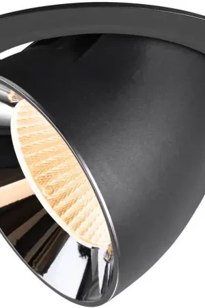 Vente Flash SLV NUMINOS® GIMBLE XL, encastré downlight, intérieur, 2700 K, 40° noir / chrome