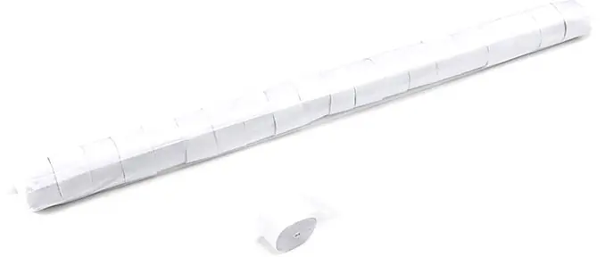 Magic FX serpentins de stade 20m x 2,5cm - blanc Offre Spéciale