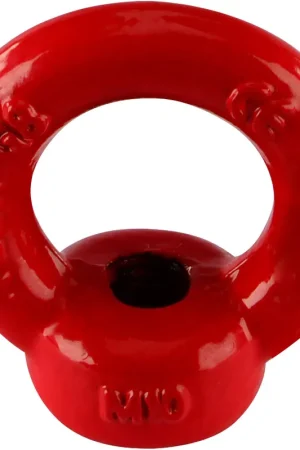 Marque Riggatec Écrou cylindrique forte résistance M10, rouge 1,0 t