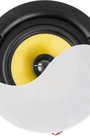 Enceinte de plafond à profil bas Power Dynamics KVCS6 HQ 2 voies 6,5 pouces blanche Soldes