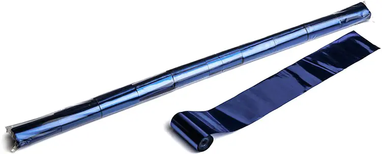 Magic FX serpentins métalliques 10m x 5cm - Bleu Bon Plan