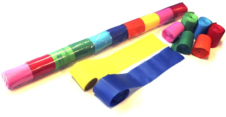 Meilleur Prix Magic FX serpentins de stade 20m x 5cm - Multicolore