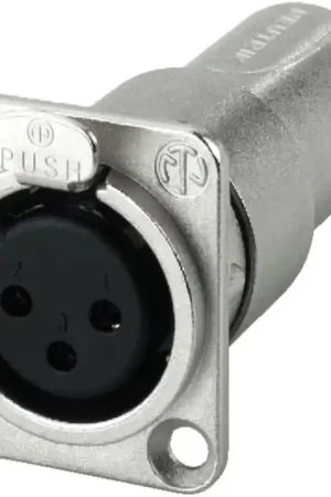 Neutrik NA 3 FDM Embase adaptateur XLR femelle vers XLR mâle Jusqu’à Épuisement Des Stocks