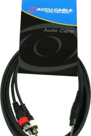 AC-J3S-2RM/3 3,5 Jack Stereo/2xRCA cinch Affaire À Saisir