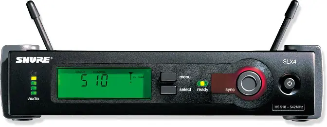 Certifié Shure SLX4E R5 Drahtlos System