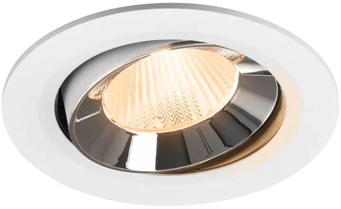 Vente Flash SLV NUMINOS® MOVE L, encastré downlight, intérieur, 2700 K, 40° blanc / chrome