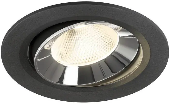 Achat Immédiat SLV NUMINOS® MOVE L, encastré downlight, intérieur, 4000 K, 20° noir / chrome
