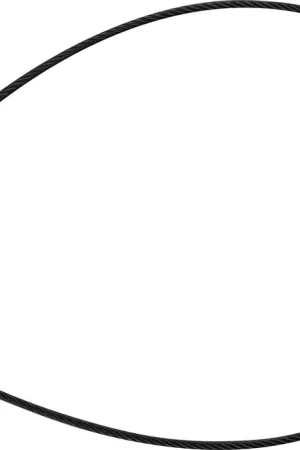 Dernière Chance Riggatec corde de sécurité 100 cm x 8 mm à 64 kg noir