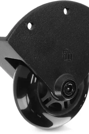 Offre Exclusive Adam Hall Hardware 37450S BLK - Roulette coin encastrable bandage souple, 75 mm, noire