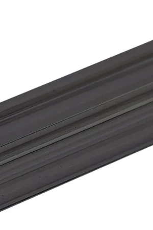 Bon Plan ISOLED Insert pour rideaux noir translucide, format intérieur L = 9,7, H = 6,5mm, fente 6mm, 100cm