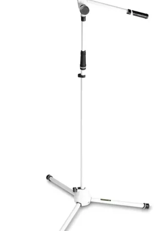 Gravity MS 4322 W - Pied Micro sur Trépied Perchette Télescopique 2 Points blanc Petit Prix
