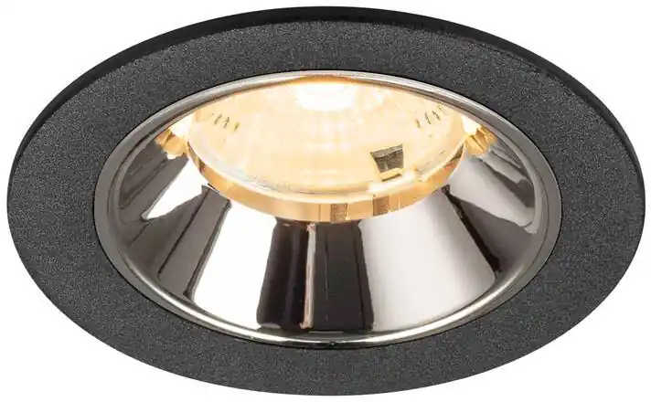 Promotion SLV NUMINOS® S, spot encastré intérieur, 3000 K, 55° noir / chrome
