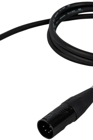 DAP-Audio FLR08 - DMX/AES-EBU XLR/M 5P vers XLR/F 5P 1,5 m - Plaqué argent Pas Cher