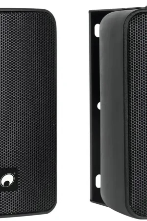 OMNITRONIC ODP-204 Haut-parleur d'installation 16 ohms noir 2x Expédition Rapide