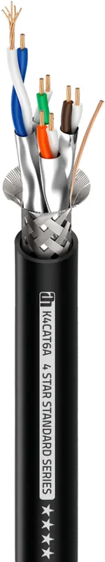 Adam Hall Cables 4 STAR NETWORK CAT6A D - Câble réseau | Cat.6a (S/FTP) | 500 m Must-Have