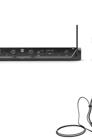 Commander Vite LD Systems U305 HBH 2 - Système de microphone sans fil avec boîtier de poche, casque et microphone à main