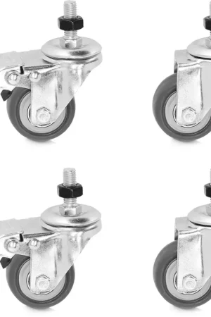 Adam Hall Cables 4 STAR CD CASTOR SET - Jeu de roulettes pour K4CD450 & K4CD650 Achat Immédiat