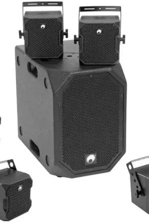 Pas Cher OMNITRONIC Set BOB-10A bk + 8x BOB-4 bk