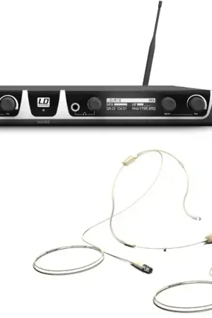 Dernière Chance LD Systems U518 BPHH 2 - Système de Micro sans Fil avec 2 x Émetteur Ceinture et 2 x Micro