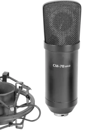 OMNITRONIC MIC CM-78MK2 Micro à condensateur à grand diaphragme Achat Immédiat