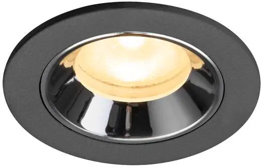 Acheter En Ligne SLV NUMINOS® XS, spot encastré, intérieur, 3000 K, 55° noir / chrome