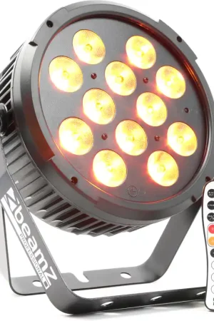 beamZ BT300 FlatPAR 12x 10W 6-in-1 LEDs Retour Gratuit